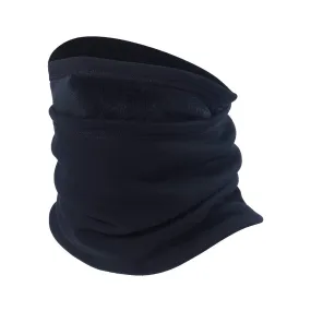 Neck Gaiter Warmer Windproof Mask Fleece - Free UV Face Mask Black