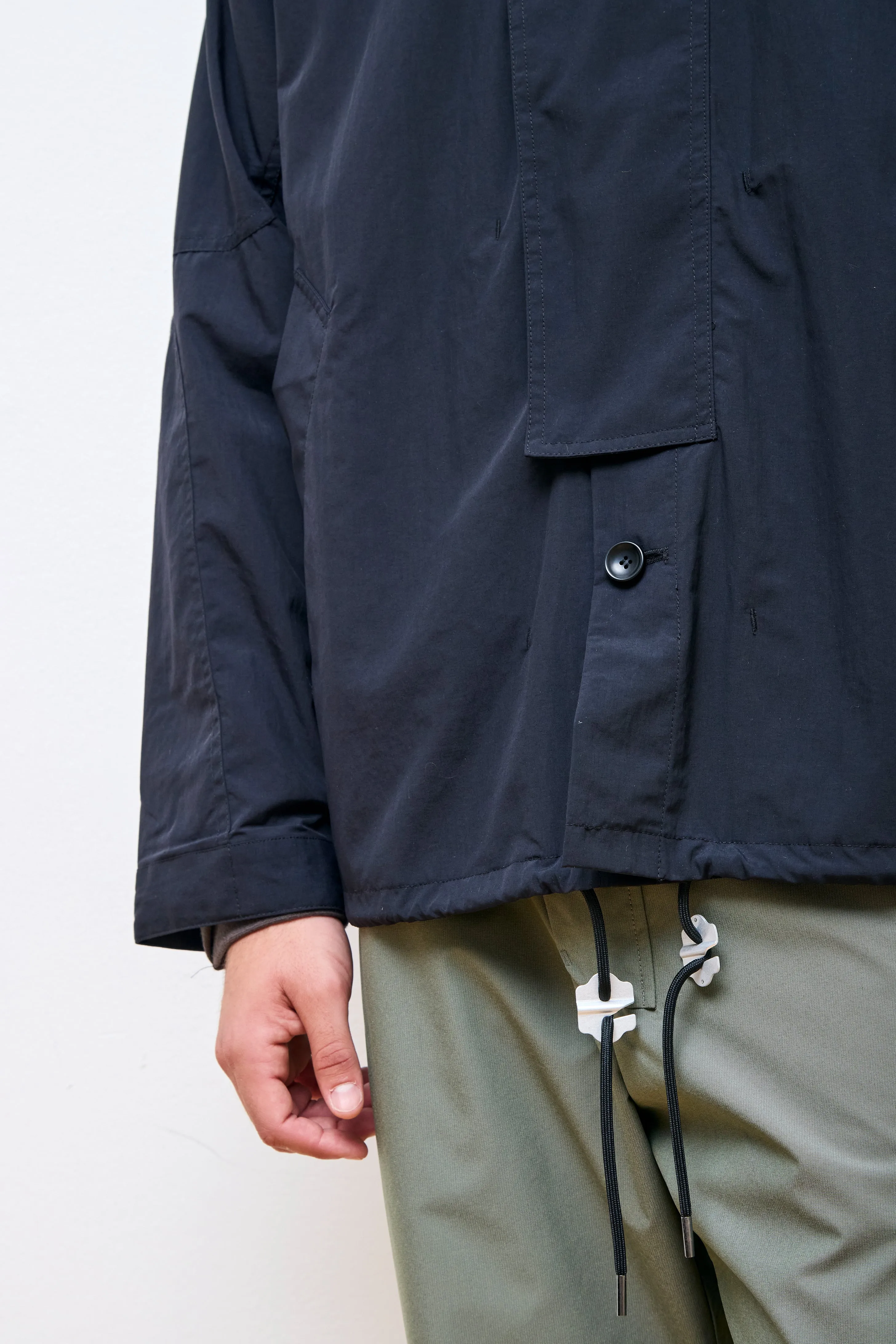 Neutral Hooded Blouson Off Black