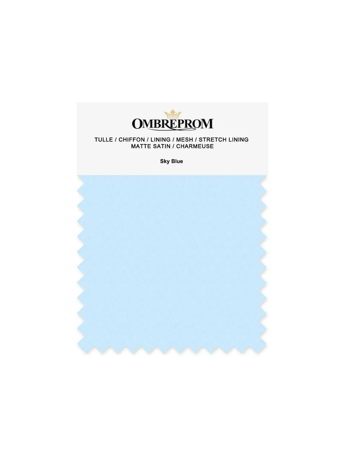 OMBREPROM Chiffon Swatches