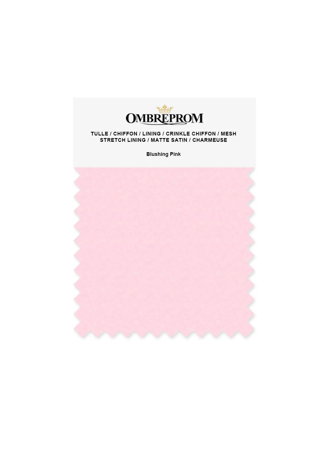 OMBREPROM Chiffon Swatches