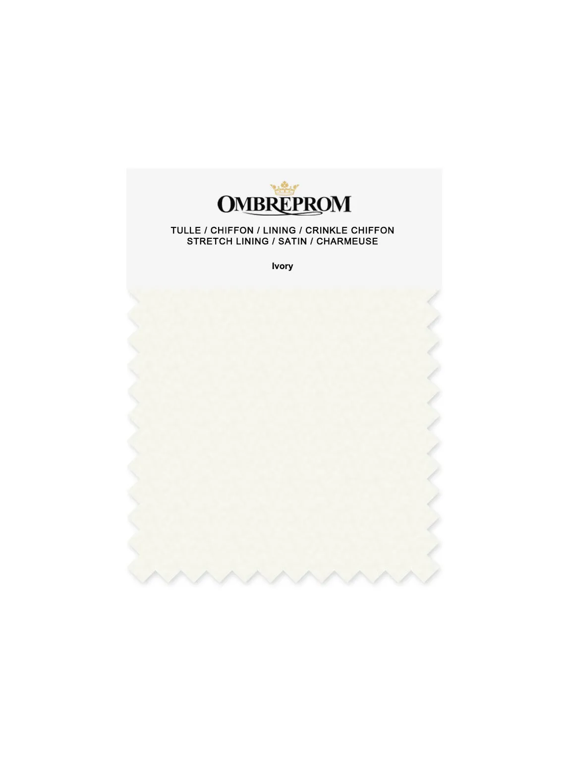 OMBREPROM Chiffon Swatches