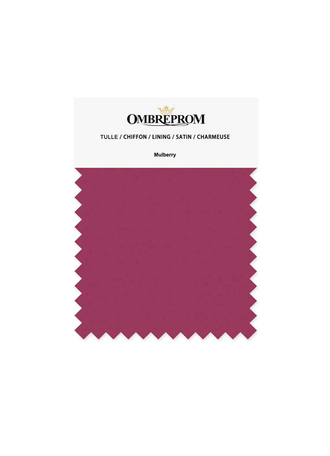 OMBREPROM Chiffon Swatches