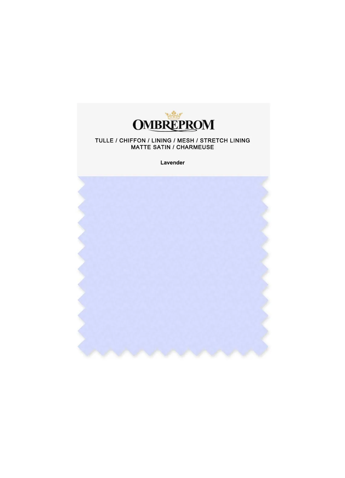 OMBREPROM Chiffon Swatches