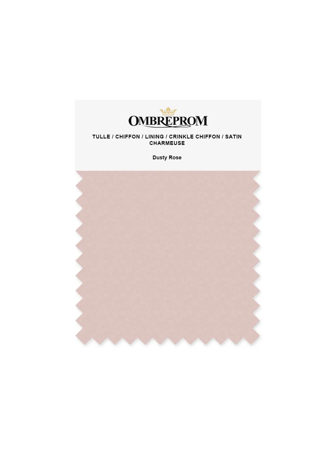 OMBREPROM Chiffon Swatches