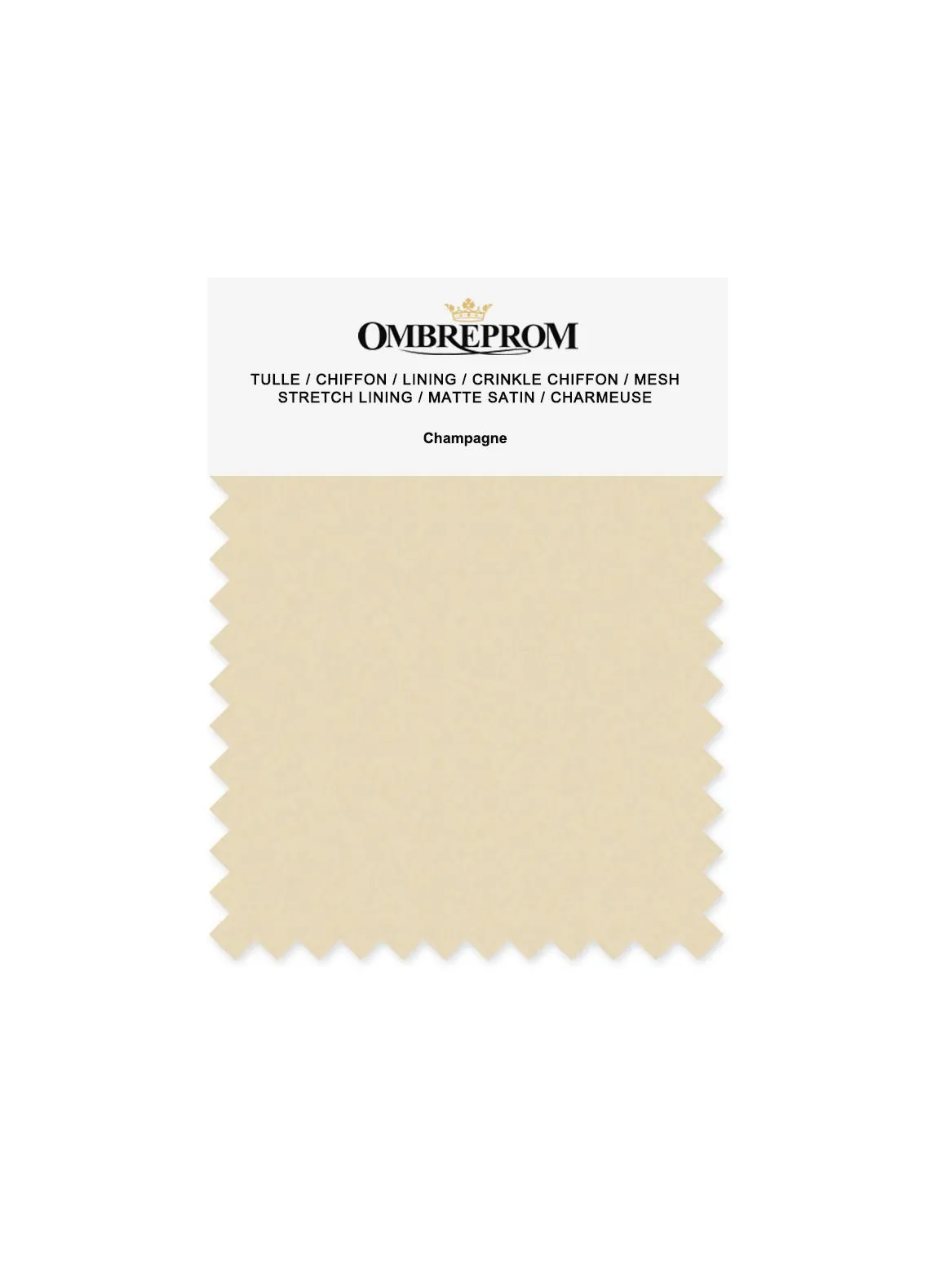 OMBREPROM Chiffon Swatches