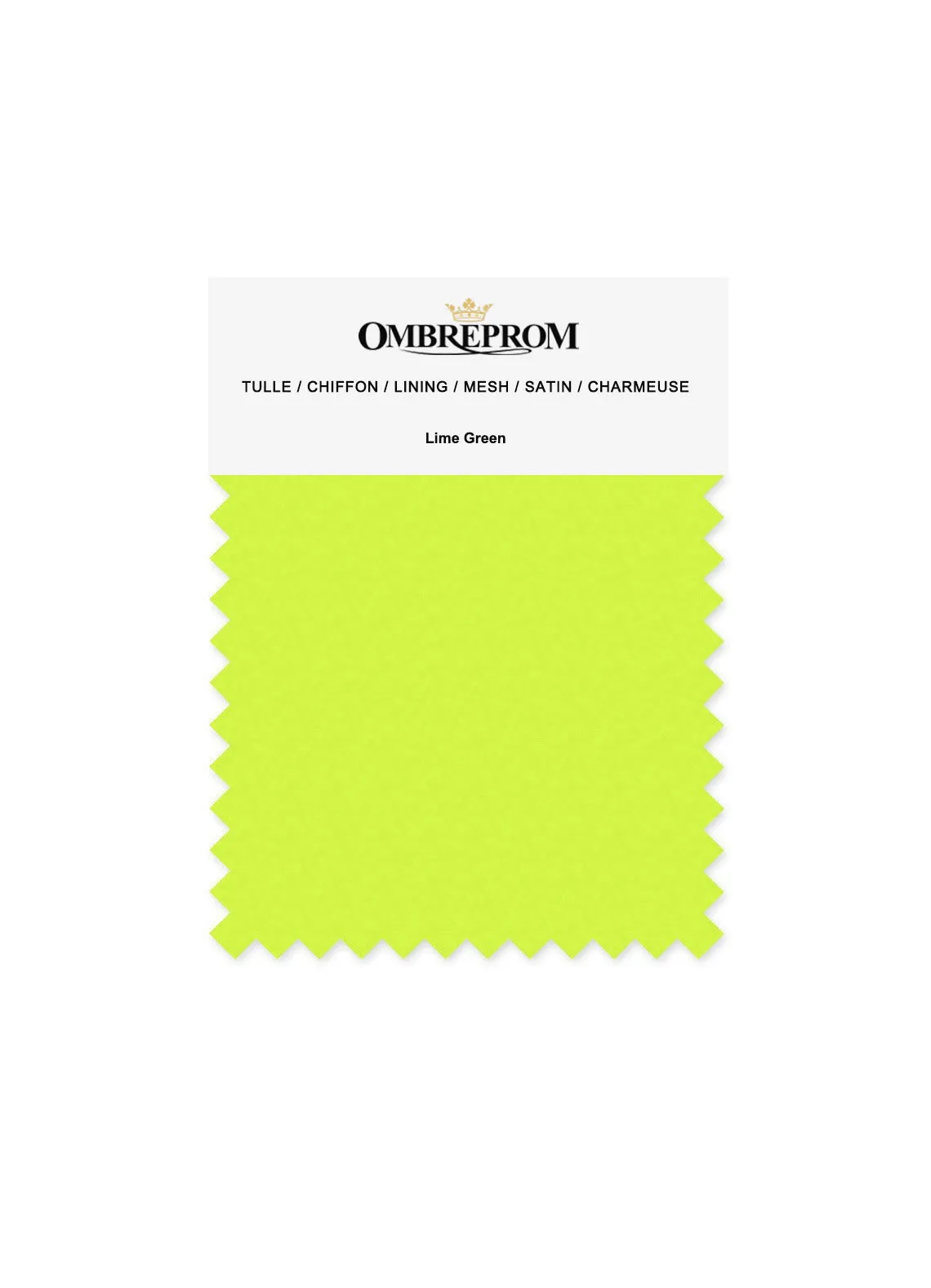 OMBREPROM Chiffon Swatches