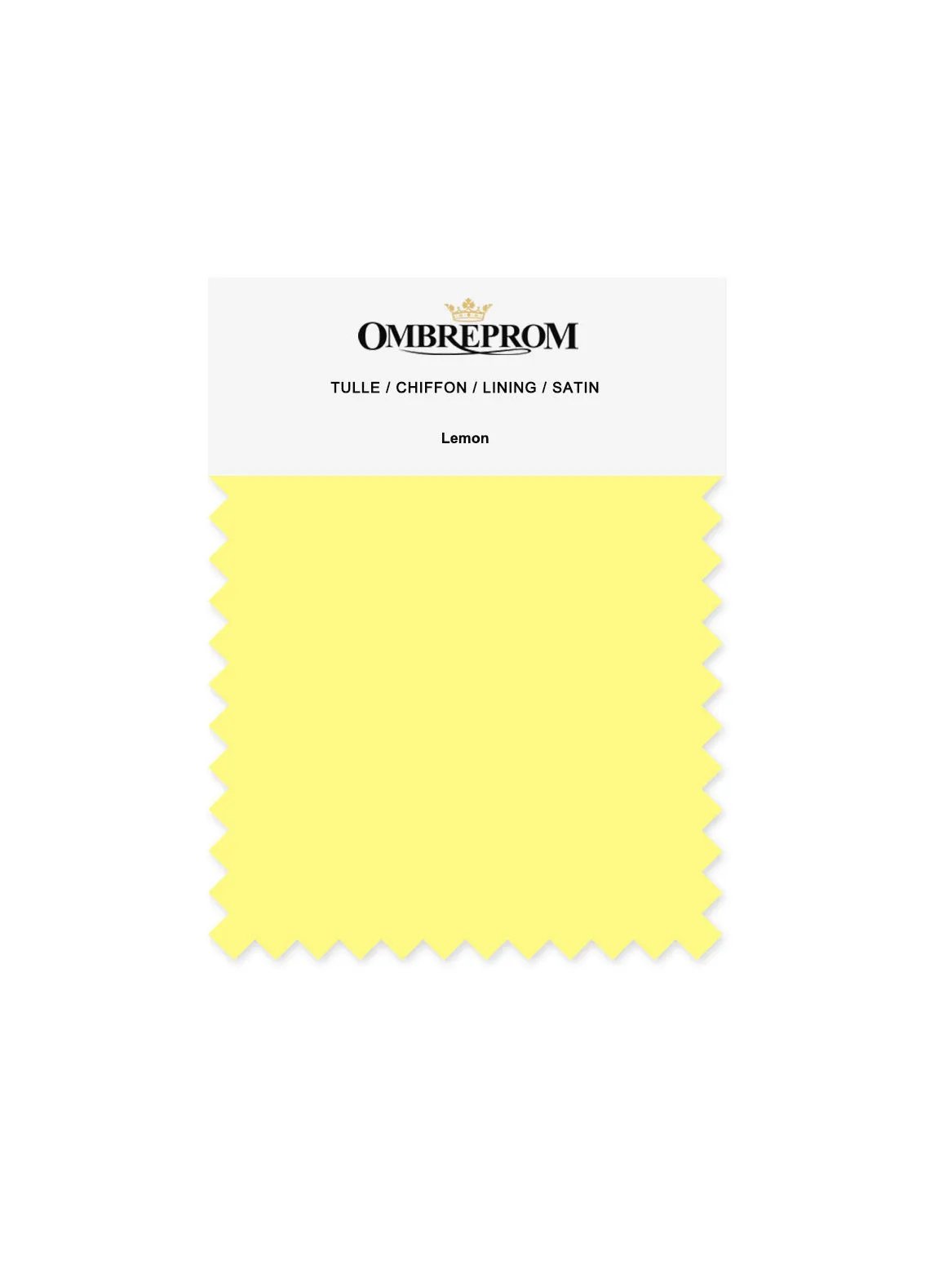 OMBREPROM Chiffon Swatches