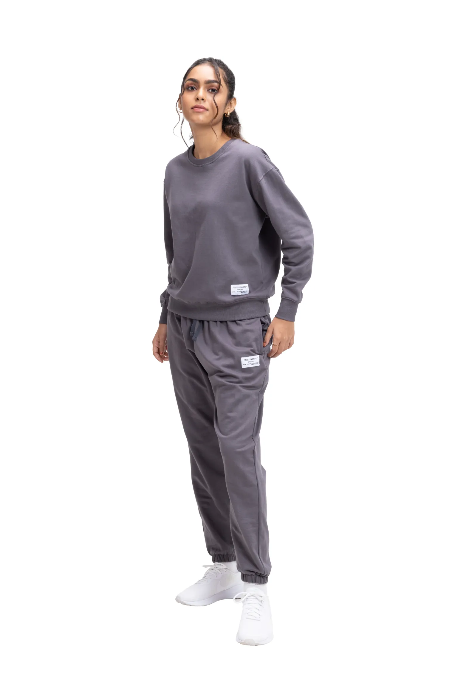 Organic Cotton Cuffed Sweatpants   Hoodie Set (Unisex)