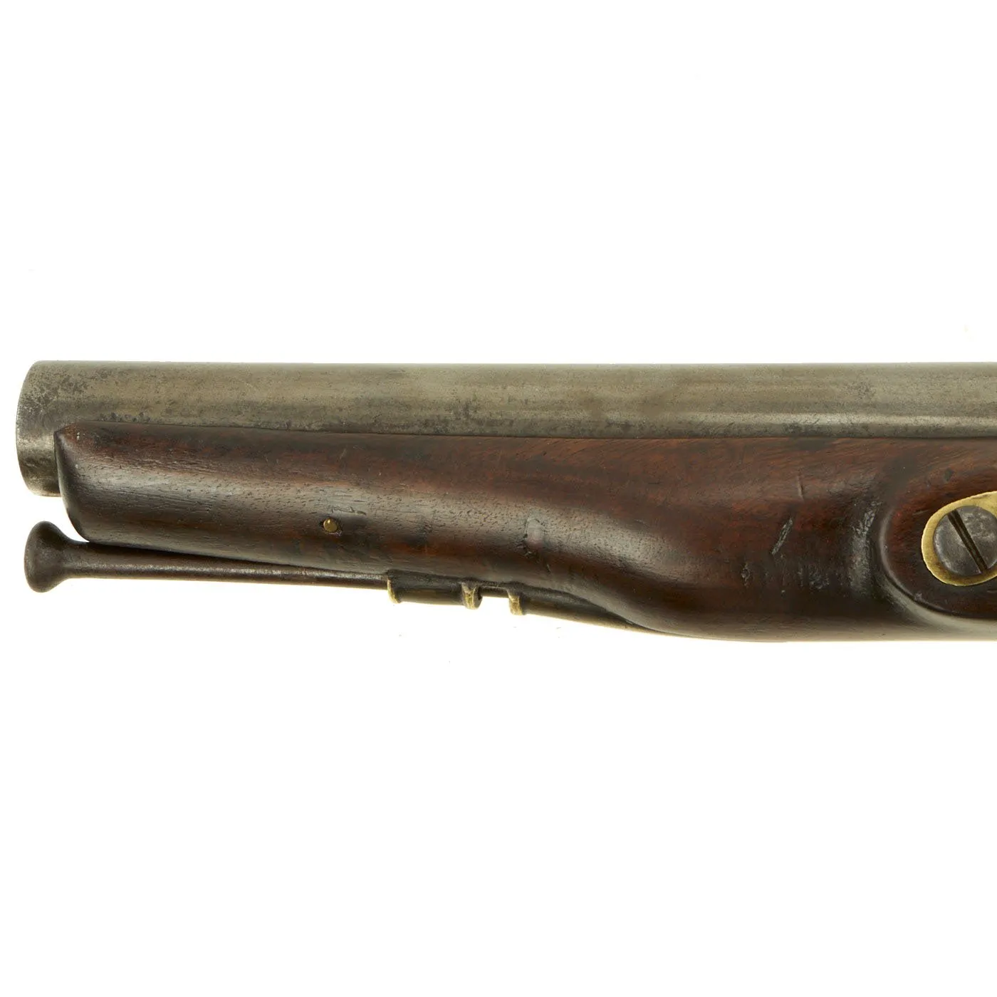 Original British Napoleonic Heavy Dragoon Tower Flintlock Pistol marked to the 4th (Royal Irish) Dragoon Guards - circa 1800