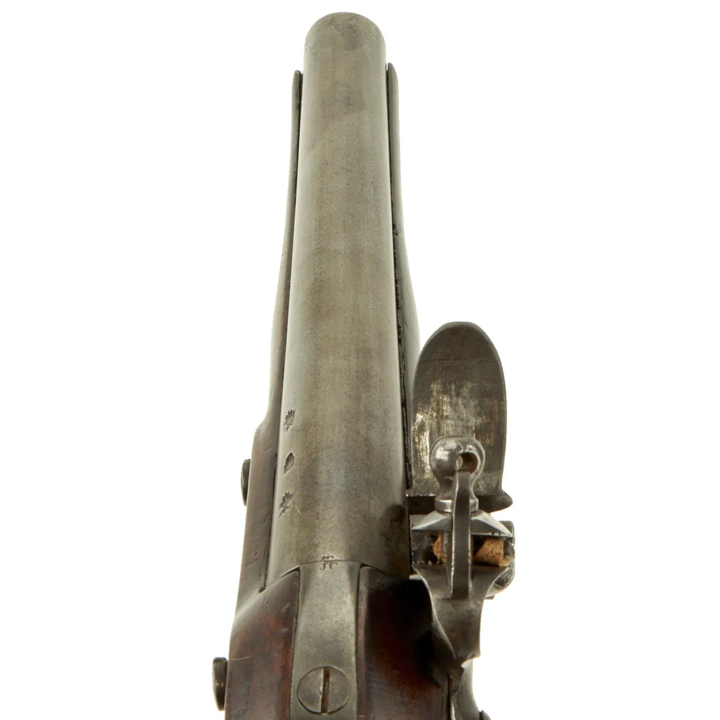 Original British Napoleonic Heavy Dragoon Tower Flintlock Pistol marked to the 4th (Royal Irish) Dragoon Guards - circa 1800