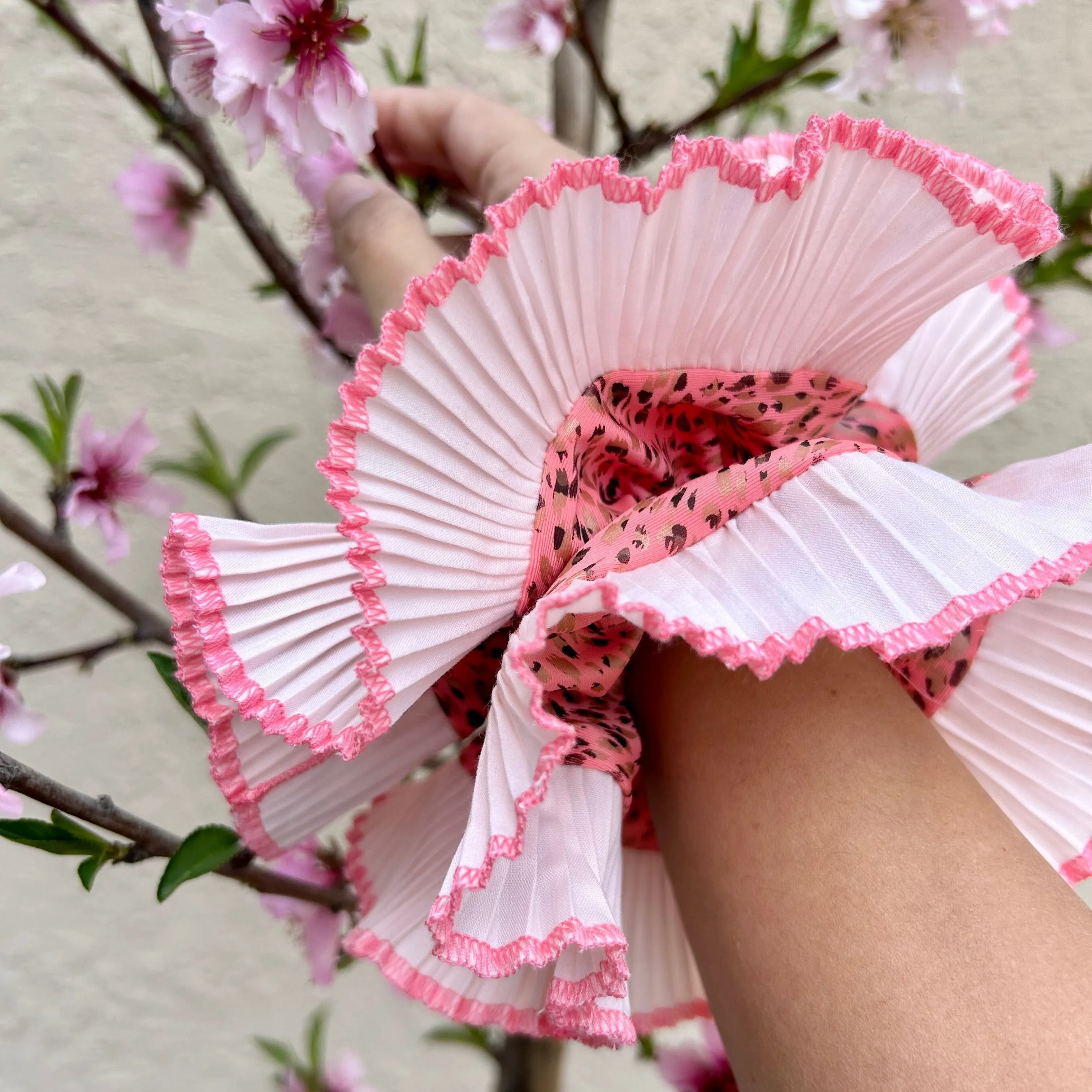 Oversized Scrunchie - Pink Gold XL Double