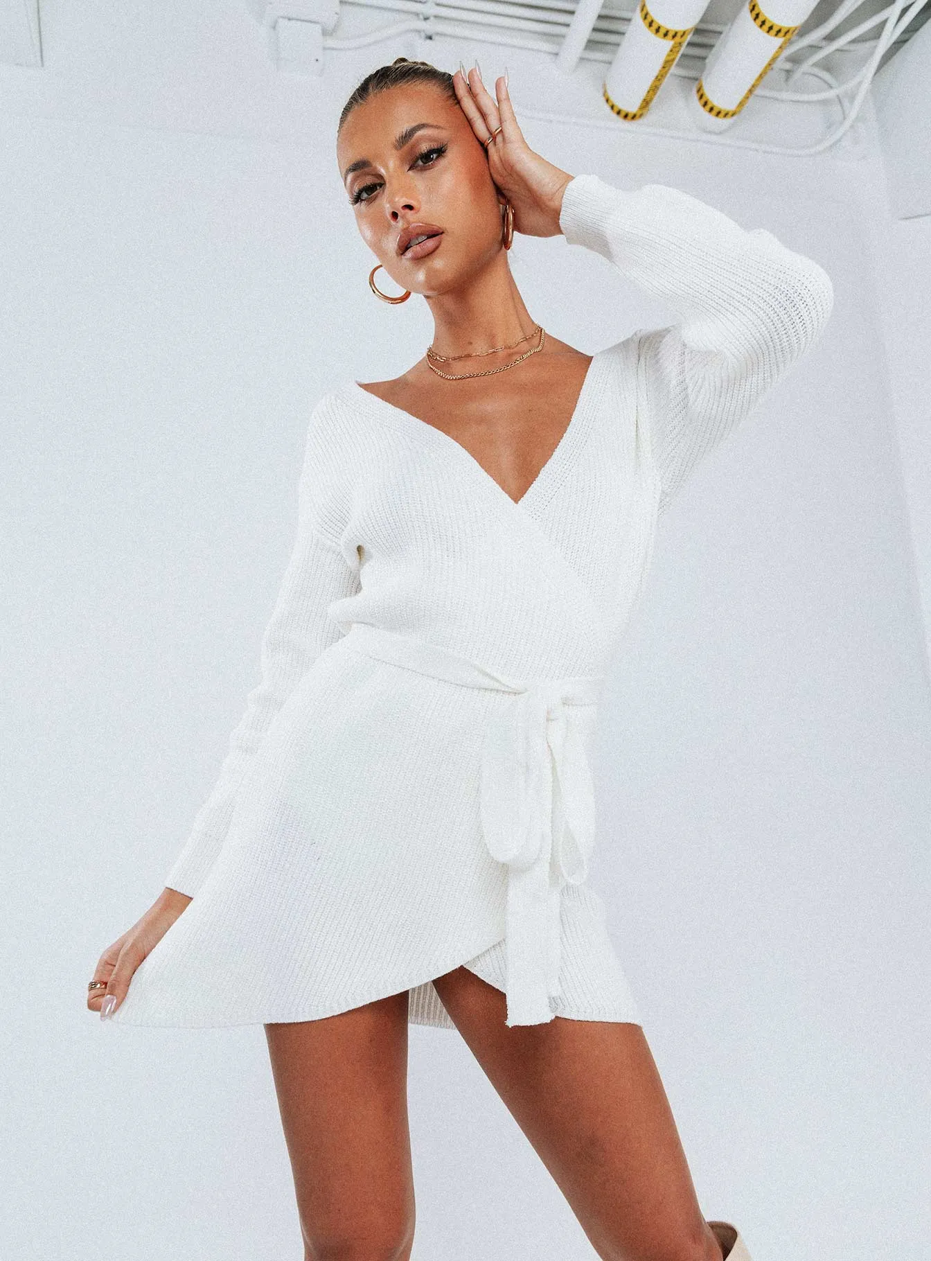 Phenix Mini Dress White