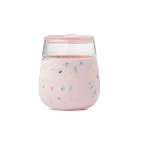 Porter Glass Tumbler Terrazzo 444ml - Blush