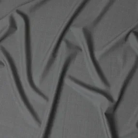 Premium Graphite Super 150's Wool Fabric - Exquisite Italian Weave, 150cm Wide - D18247