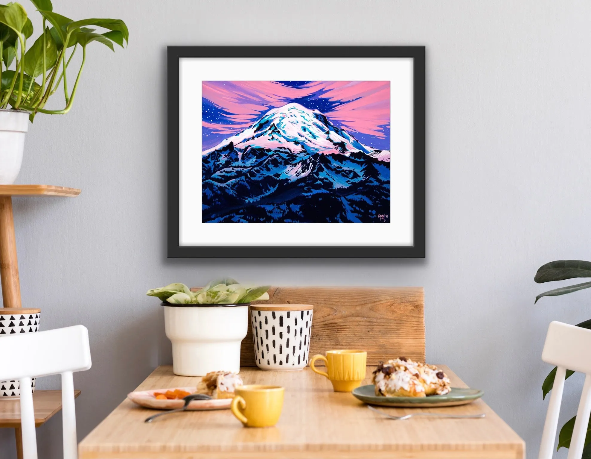 Rainier Twilight // Giclee Paper Print