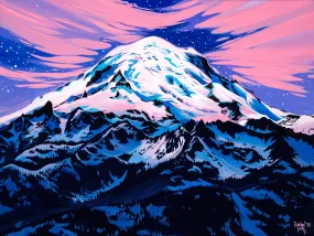 Rainier Twilight // Giclee Paper Print