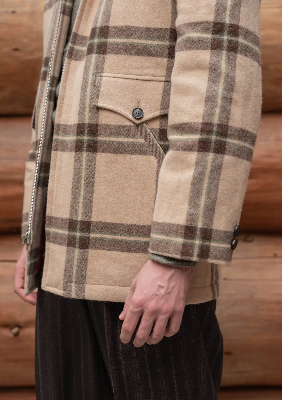 Riverton Wool Field Jacket - Applecross Check