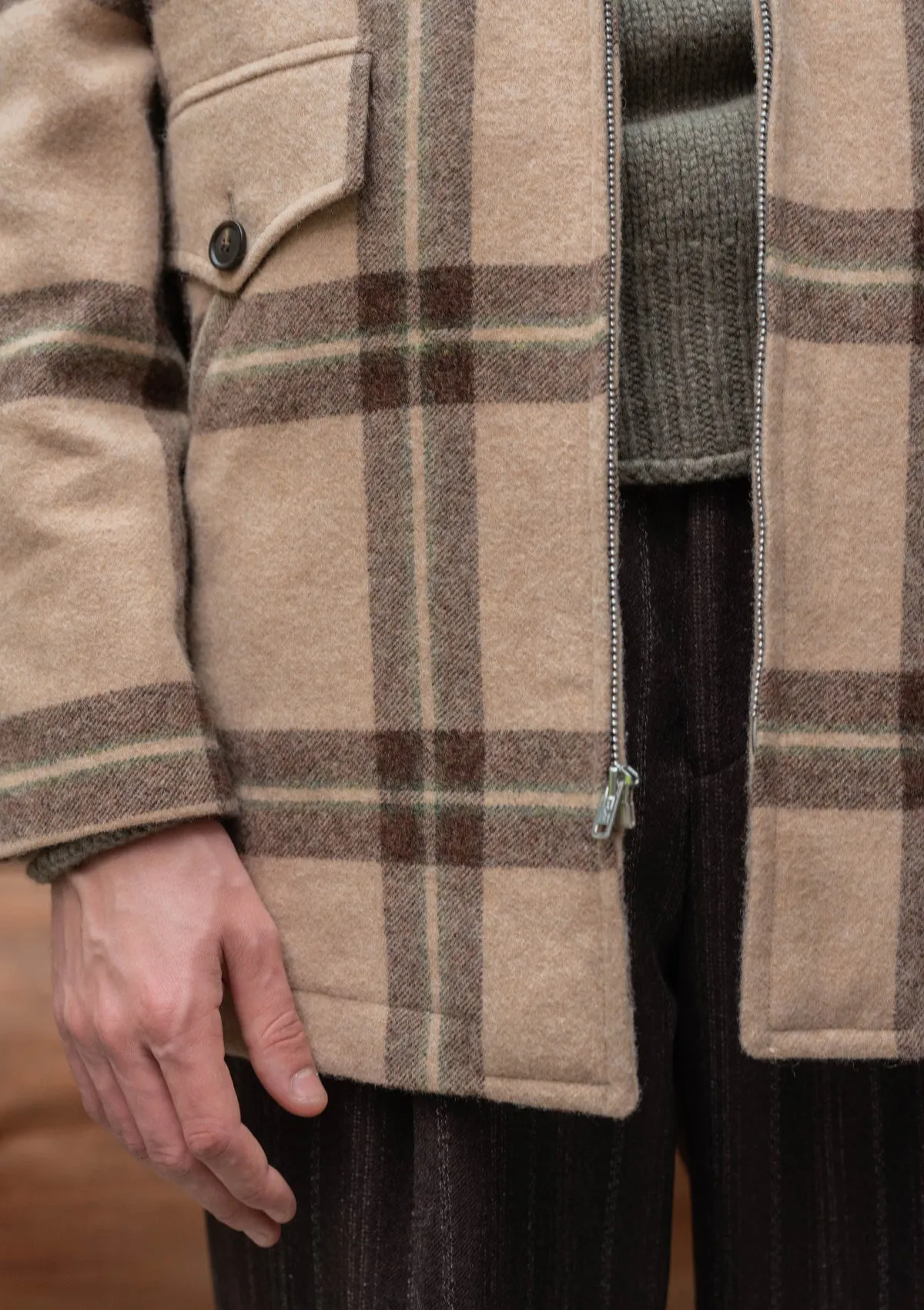 Riverton Wool Field Jacket - Applecross Check