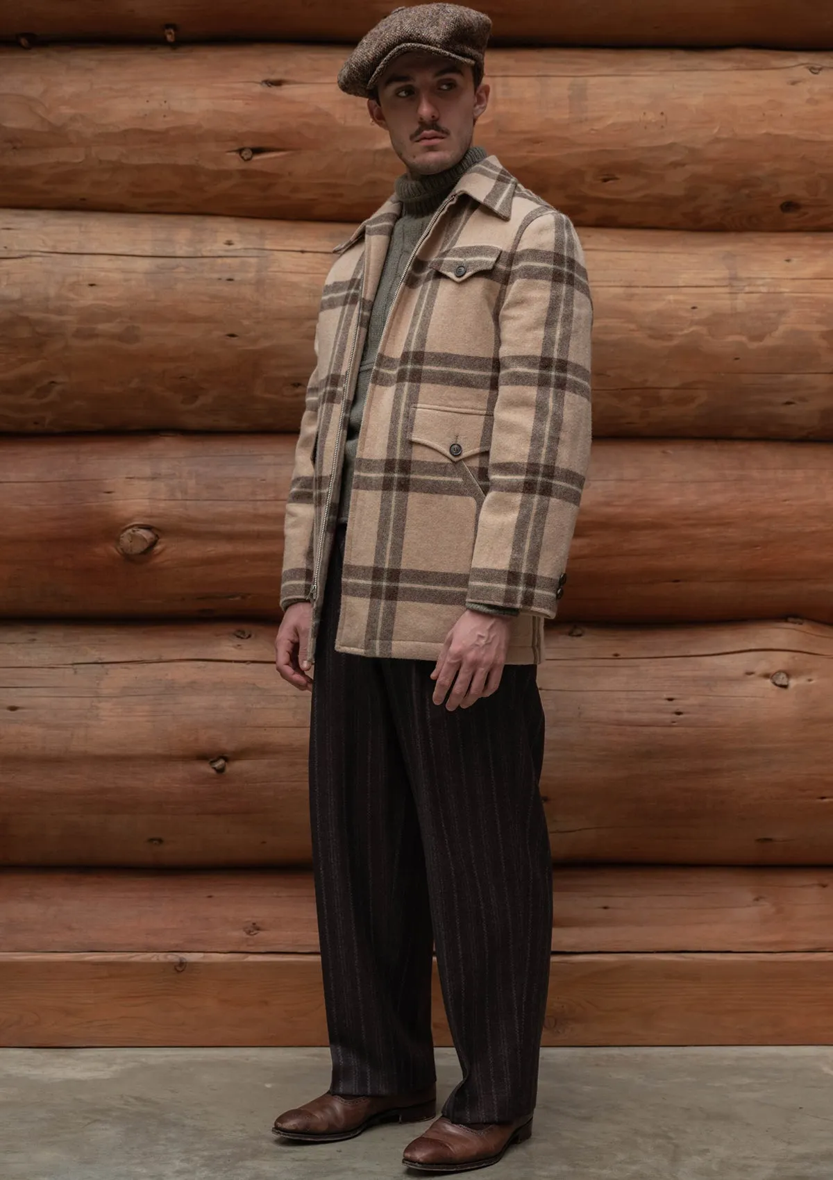 Riverton Wool Field Jacket - Applecross Check