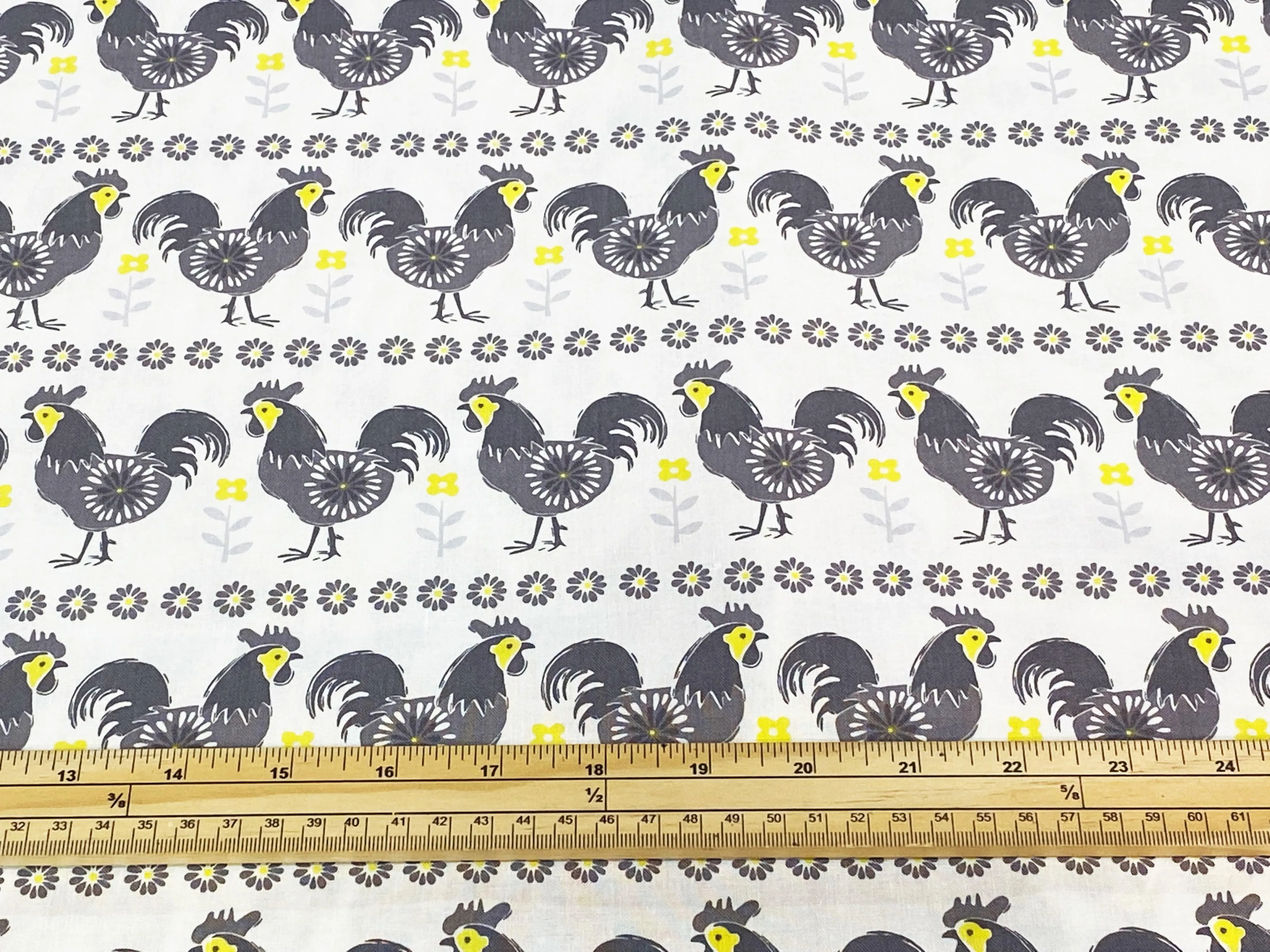 Roosters - Korean Patchwork Cotton