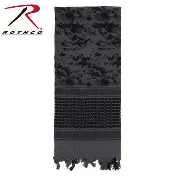 Rothco Digital Camo Shemagh Tactical Desert Keffiyeh Scarf