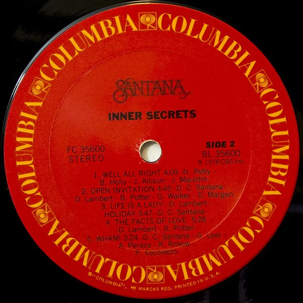 Santana - Inner Secrets (LP, Album, Pit) (NM or M-)