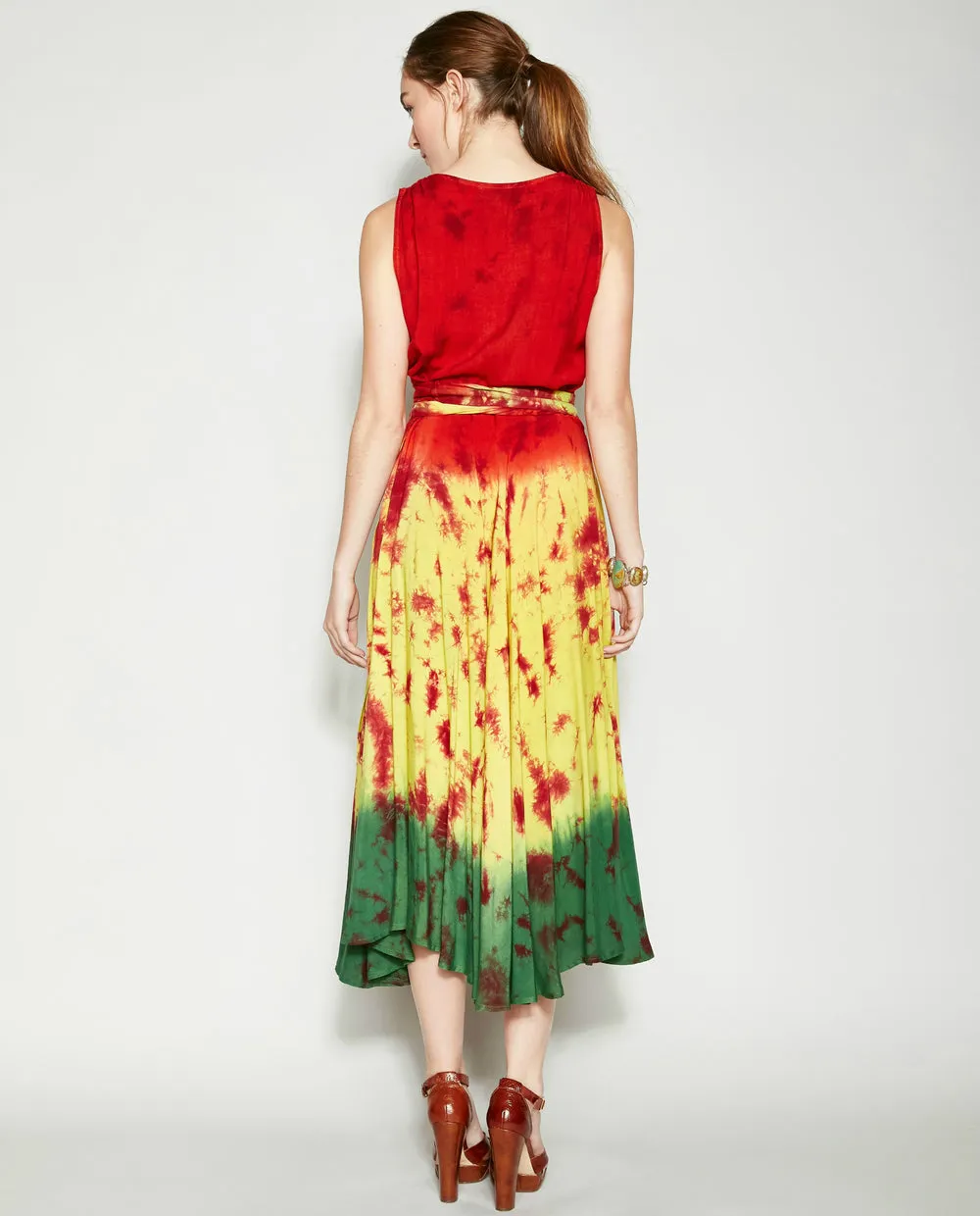 SEDONA SUNSET TIE DYE DRESS