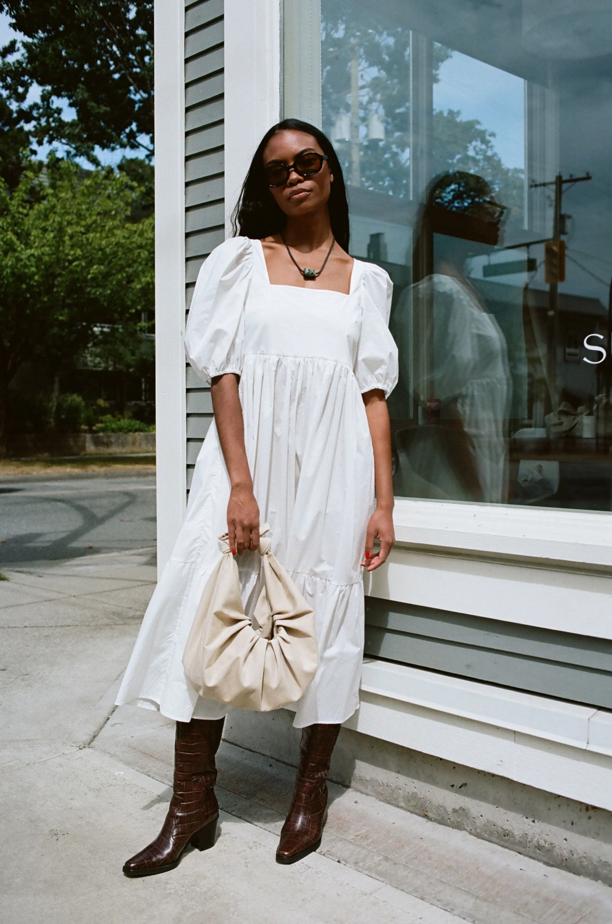 Serenity Puff Dress