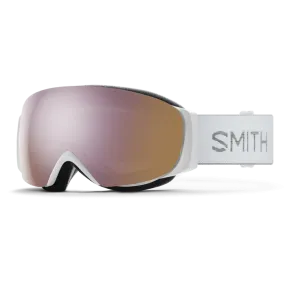 SMITH I/O MAG S WHITE CHUNKY KNIT | EVERYDAY ROSE GOLD MIRROR & STORM ROSE FLASH