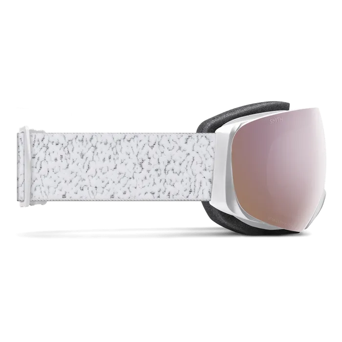 SMITH I/O MAG S WHITE CHUNKY KNIT | EVERYDAY ROSE GOLD MIRROR & STORM ROSE FLASH