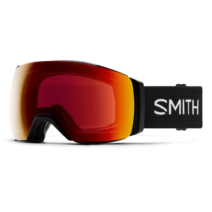 SMITH I/O MAG XL BLACK | SUN RED MIRROR & STORM YELLOW FLASH