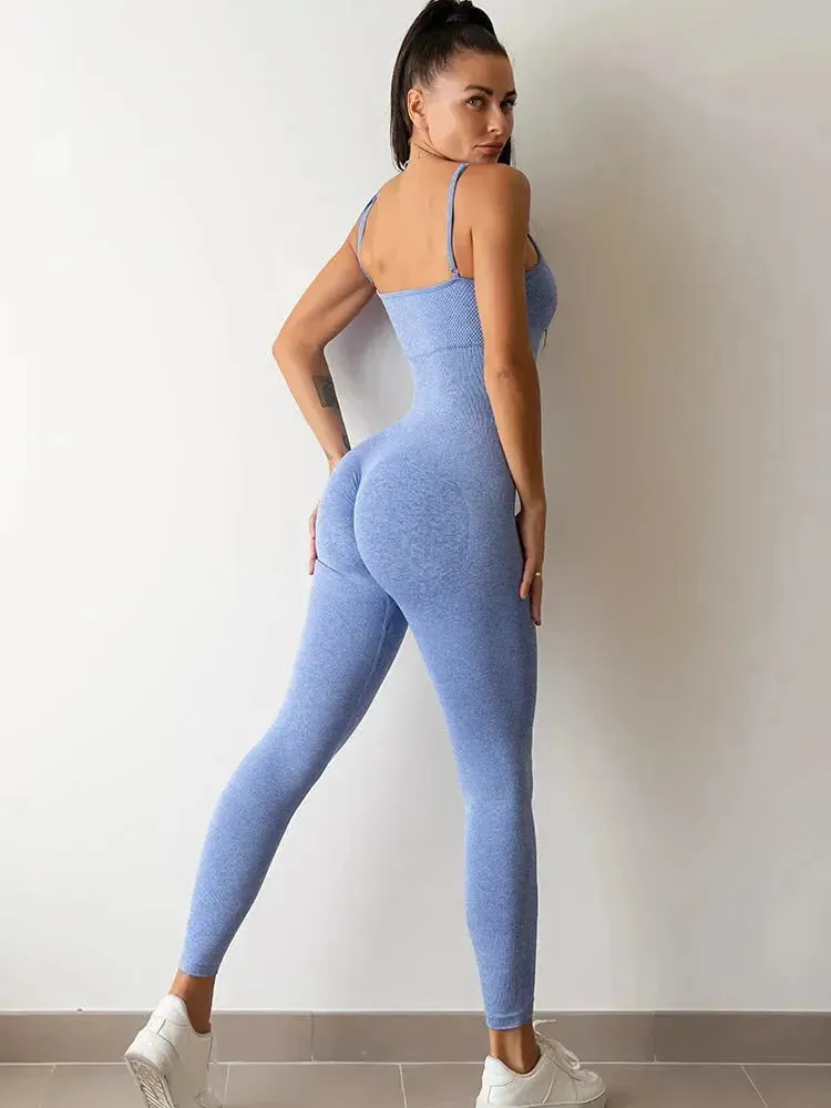 Spaghetti Strap One piece Unitard Bodysuit Jumpsuit