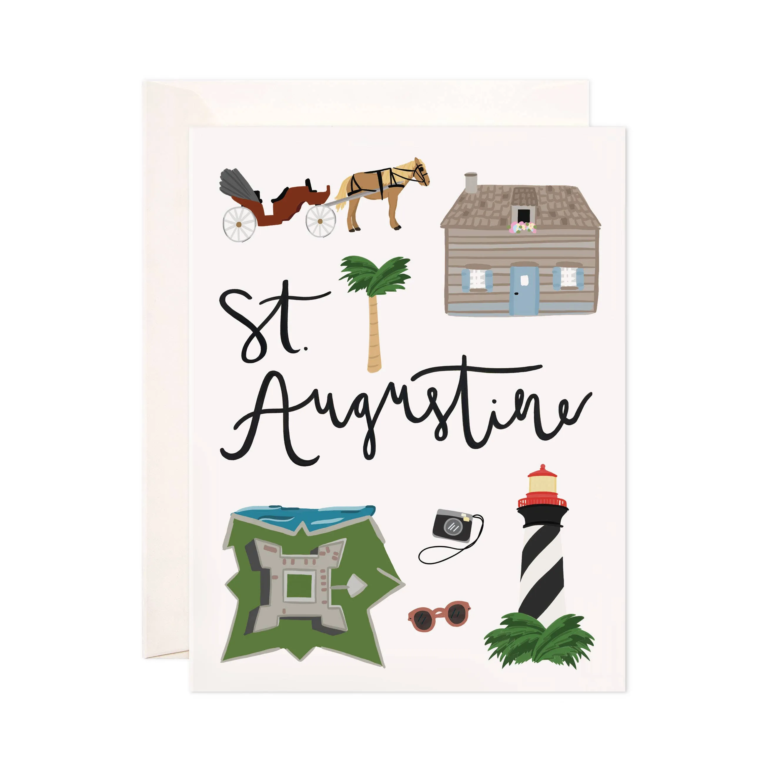 St. Augustine Greeting Card