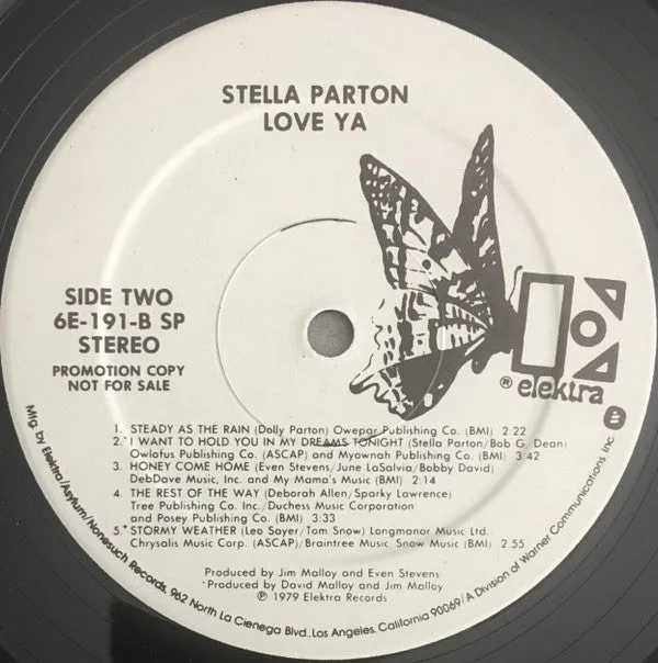 Stella Parton - Love Ya (LP, Album, Promo) (NM or M-)