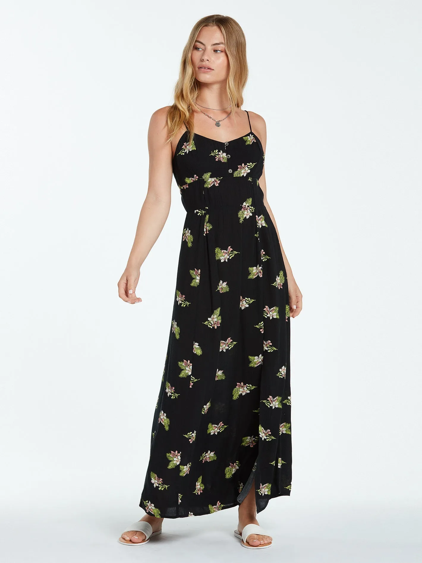 Stormy Tropix Maxi Dress - Black