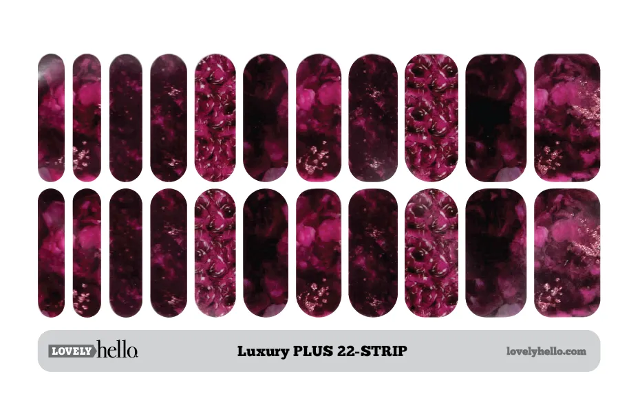 Stormy Wine Nail Wraps