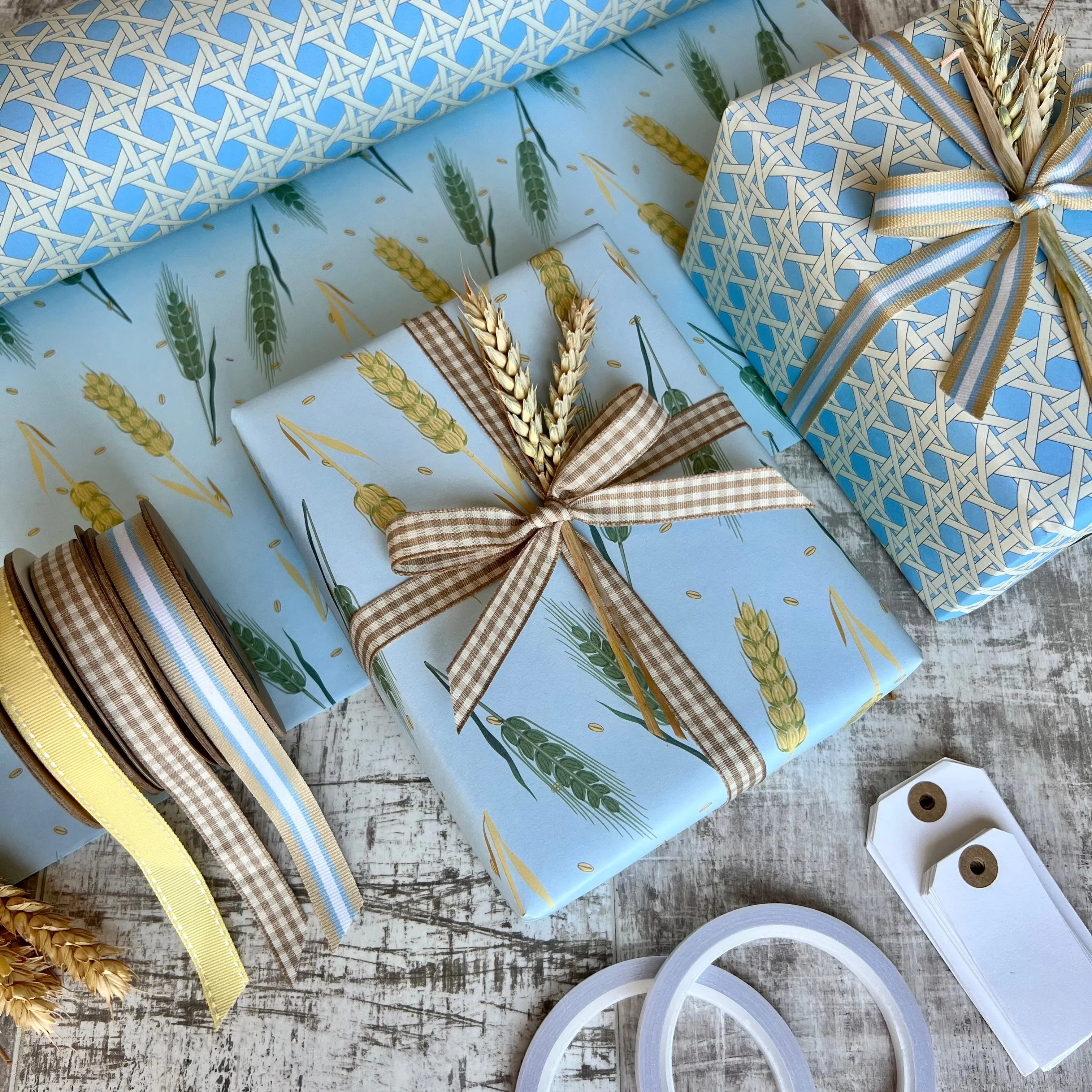 Summer Harvest Gift Wrapping Set