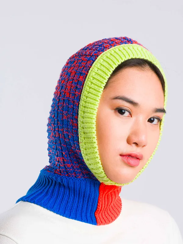 Sunrise Sunset Knit Balaclava: Blush Green