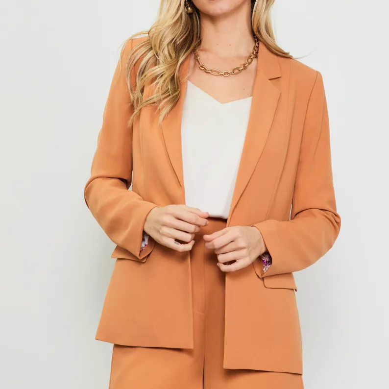 Talk About It Classic Pocketed Blazer