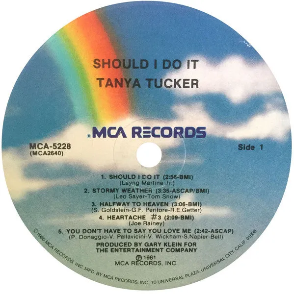 Tanya Tucker - Should I Do It (LP, Album) (VG )