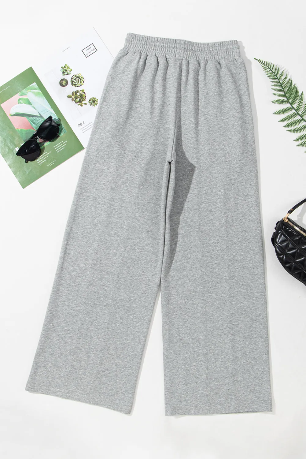 TEEK - Drawstring Wide Leg Active Pants