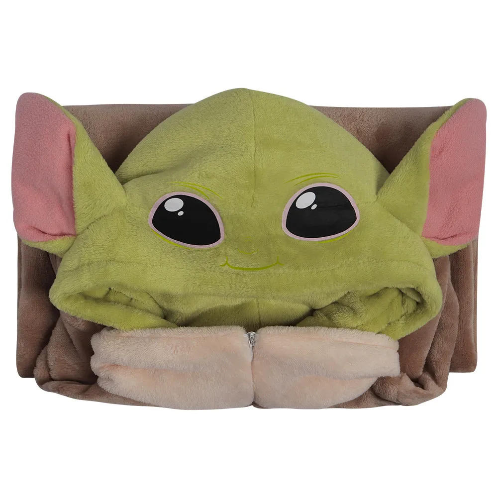 The Mando Baby Yoda Jumpsuit Sleepwear Cosplay Costume for Kids Children