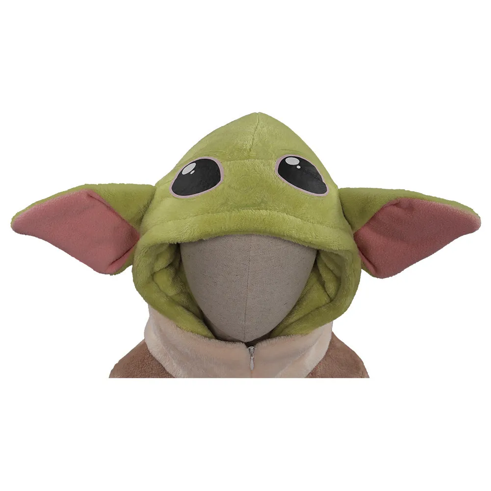 The Mando Baby Yoda Jumpsuit Sleepwear Cosplay Costume for Kids Children