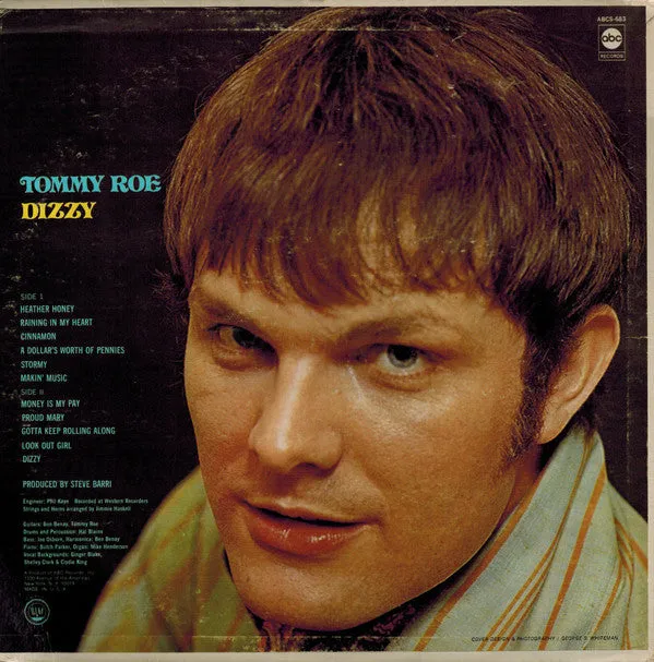 Tommy Roe - Dizzy (LP, Album) (VG )