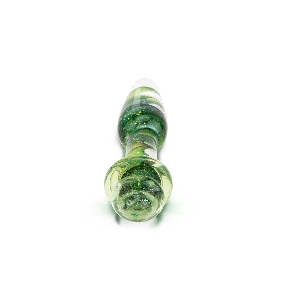 Tornado Olive Oil Green Artisanal Butt Plug