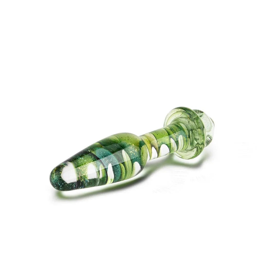 Tornado Olive Oil Green Artisanal Butt Plug