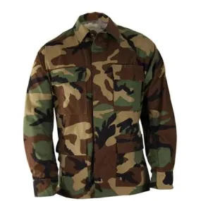 Uniform BDU Coat  (Woodland)