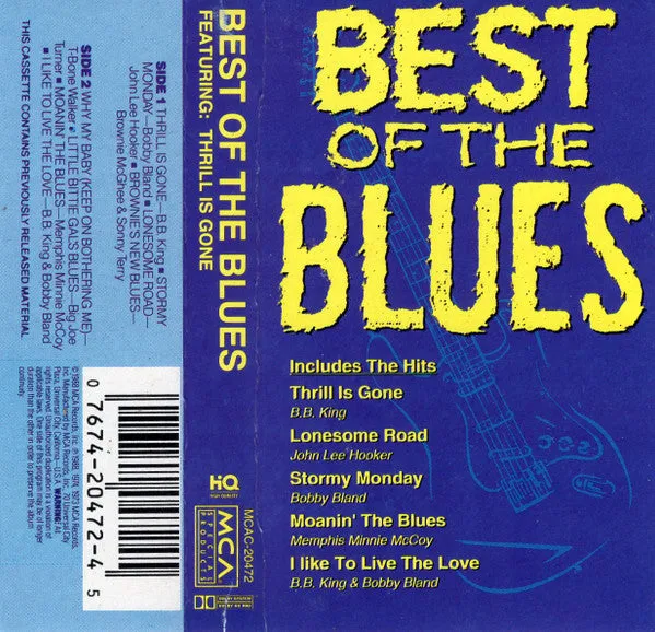 Various - Best Of The Blues (Cass, Comp) (NM or M-)