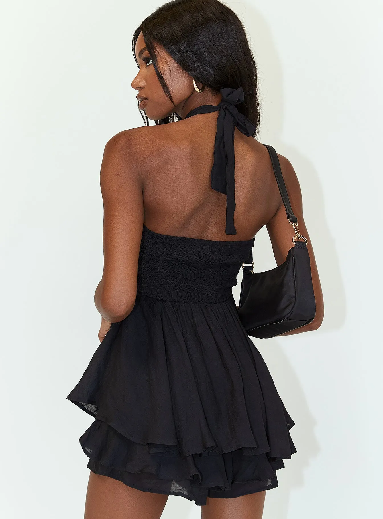 Veronica Romper Black