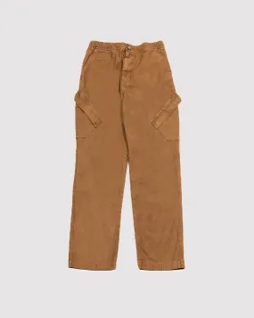 WASHED CHICAGO PANTS "LEGEND DK BROWN"